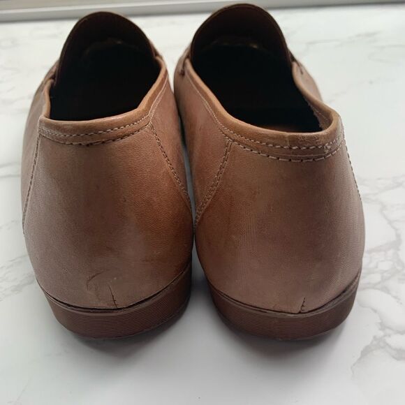 Stacy Adams Mens Tan Leather Loafers | Size 10 - Picture 2 of 5